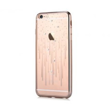 Devia Aizmugurējais vāciņš Devia Apple iPhone 7 Plus / 8 Plus Crystal Meteor soft case Champagne Gold