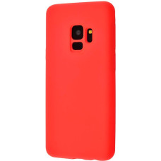 Evelatus Aizmugurējais vāciņš Evelatus Samsung S9 Soft Premium Soft Touch Silicone Case Red