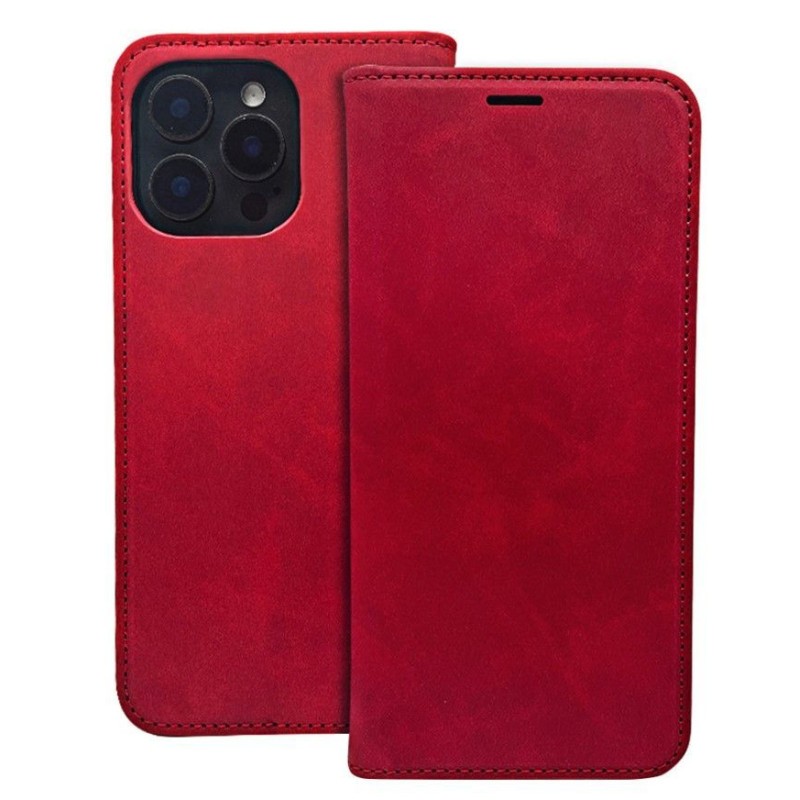 Ilike Aizmugurējais vāciņš iLike Samsung Galaxy A55 5G Smart Suede case Red