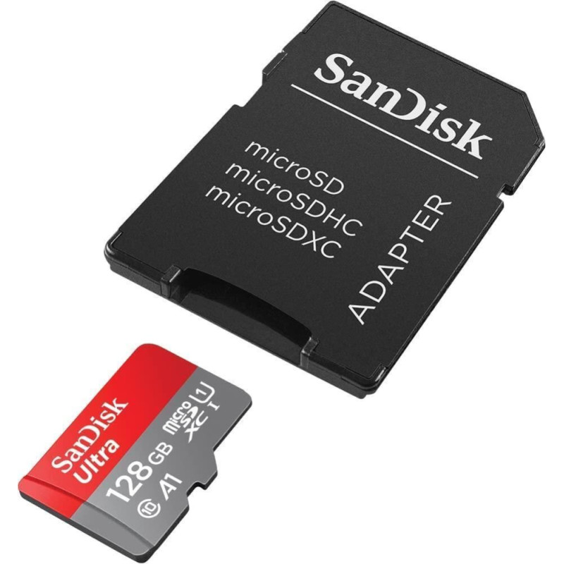 Sandisk By Western Digital Cita datorprece SANDISK BY WESTERN DIGITAL  MEMORY MICRO SDXC 128GB UHS-I/W/A SDSQUAB-128G-GN6MA SANDISK