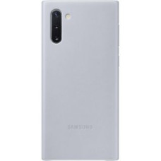 Samsung Aizmugurējais vāciņš Samsung  Galaxy Note 10 Leather Cover Gray