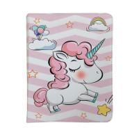 Ilike Maciņš grāmata iLike  Universal case sweet unicorn 9-10