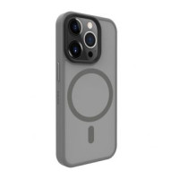 Evelatus Aizmugurējais vāciņš Evelatus Apple iPhone 15 Pro Hybird Case With Magsafe PC+TPU Silver