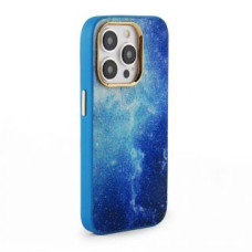 Ilike Aizmugurējais vāciņš iLike Apple iPhone 15 Pro Print Desire Customized Diamonds Case Blue