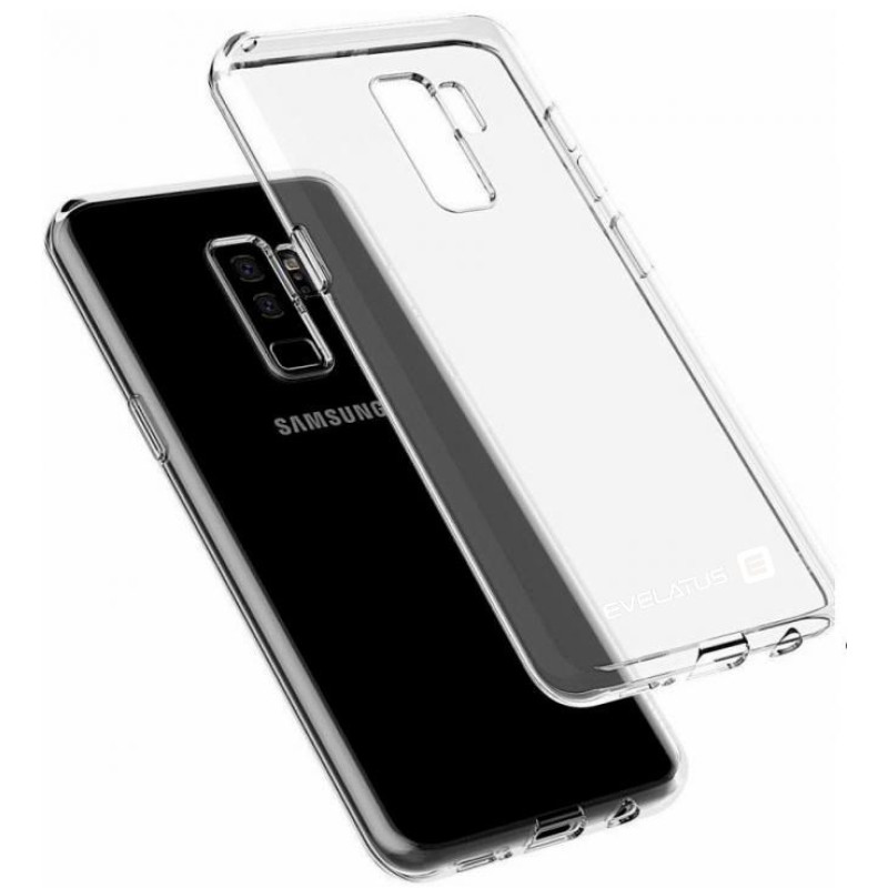 Evelatus Aizmugurējais vāciņš Evelatus Samsung S9 Plus Clear Silicone Case 1.5mm TPU Transparent