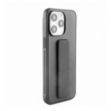 Ilike Aizmugurējais vāciņš iLike Apple iPhone 14 Pro Silicone Case with stand Black