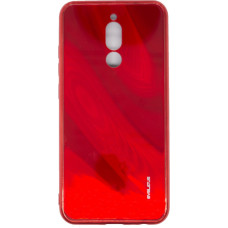 Evelatus Aizmugurējais vāciņš Evelatus Xiaomi Redmi 8 Water Ripple Full Color Electroplating Tempered Glass Case Red