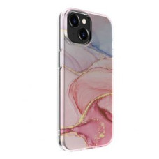 Evelatus Aizmugurējais vāciņš Evelatus Apple iPhone 15 PC Customized Print Design Marble Pink