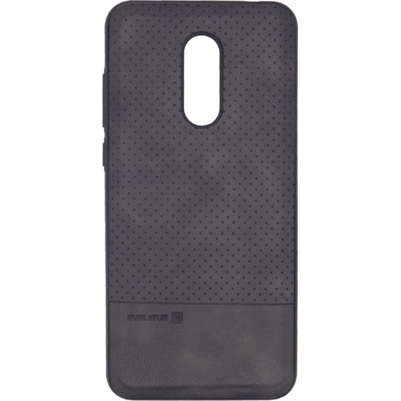 Evelatus Aizmugurējais vāciņš Evelatus Xiaomi Redmi 5 Plus TPU case 1 with metal plate (possible to use with magnet car holder) Black
