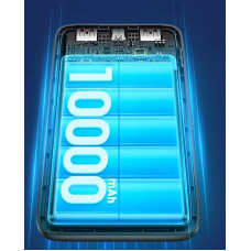 Dudao Ārējais akumulators Dudao  Powerbank Dudao K18-1W 10000mAh USB-A / USB-C / Micro USB - white
